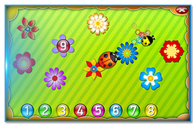 Put the pieces of the puzzle in the proper place to form numbers up to 5 - click to play