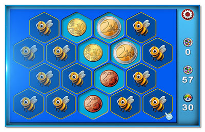 Click and play "Memory Game with Euros"