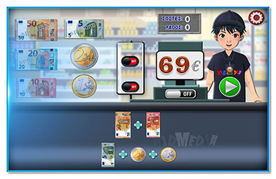 Click to use “Paying with euros”, an interactive teaching tool.