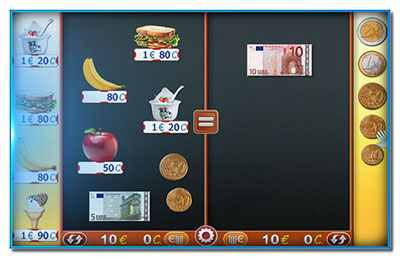 Click and play "Buy with euros"